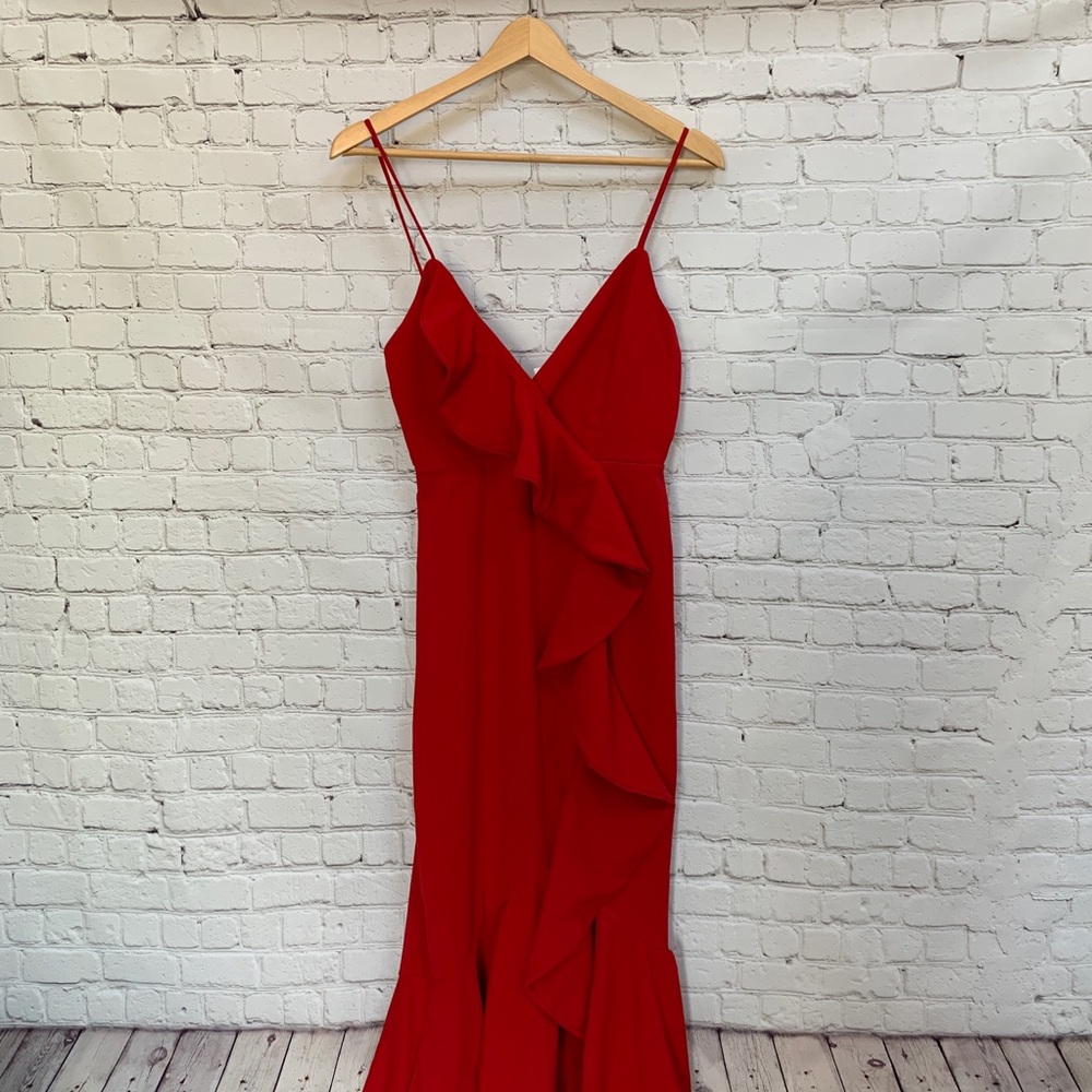 NWT Fashionnova Maxi/Long Ruffle Dress